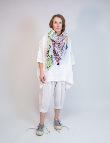 EGI Wool Silk Cami with Lace Trim