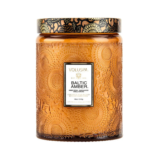 Voluspa Baltic Amber 100HR Candle Candles Voluspa   