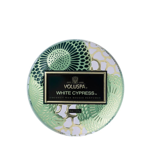 Voluspa White Cypress Decorative Candle Candles Voluspa